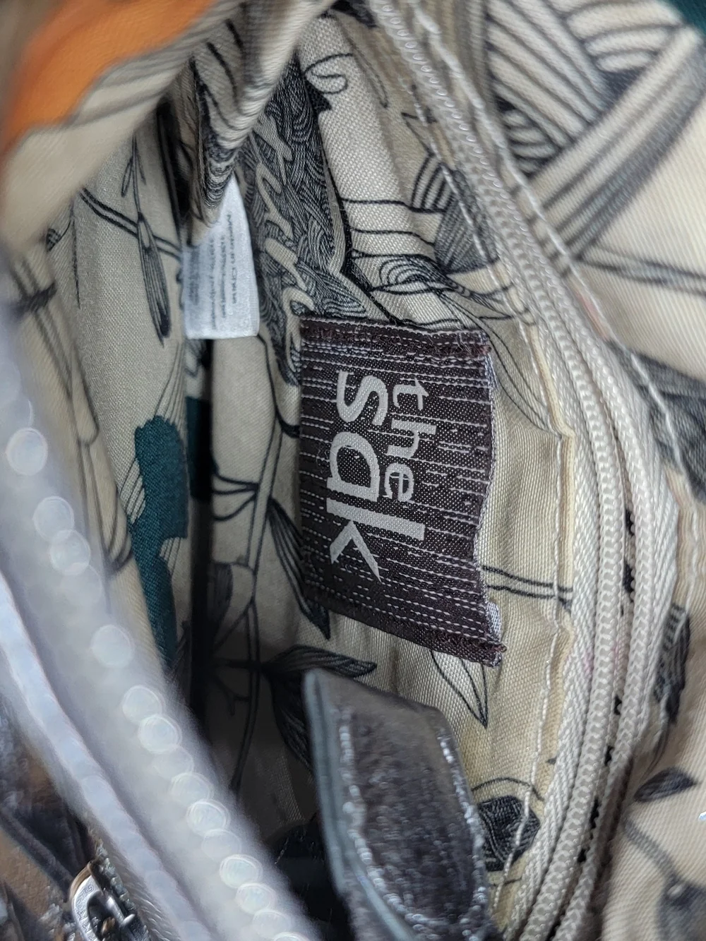 The Sak Silver Metallic Crossbody Bag